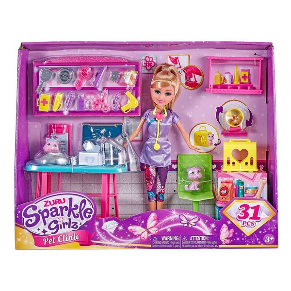 Продукт Sparkle Girlz - Кукла Ветеринар с клиника  - 0 - BG Hlapeta